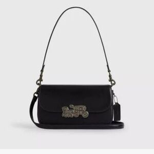 NWT Coach black Harper Shoulder Bag CCE65